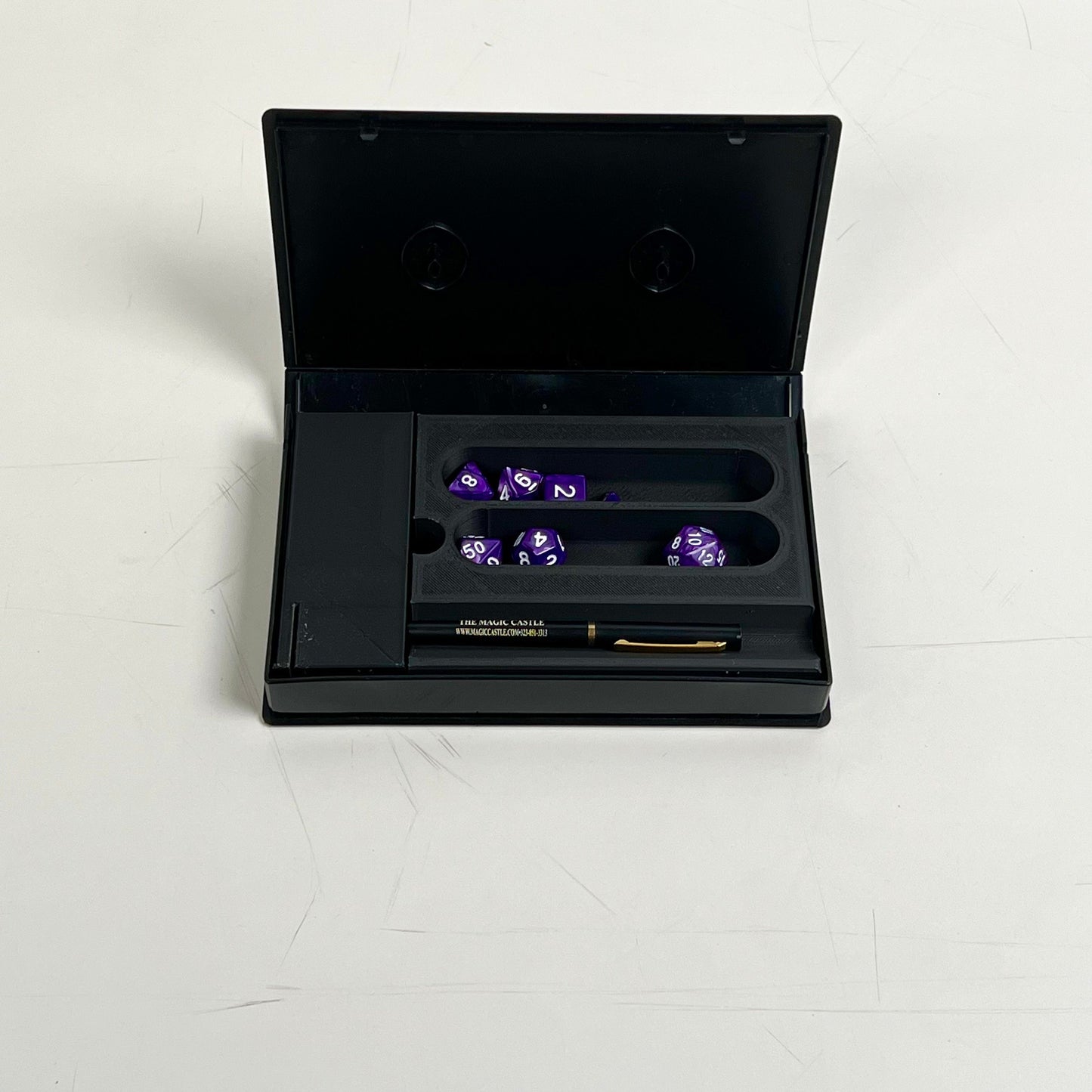 VHS Case DnD Dice Vault Tray Tower Set