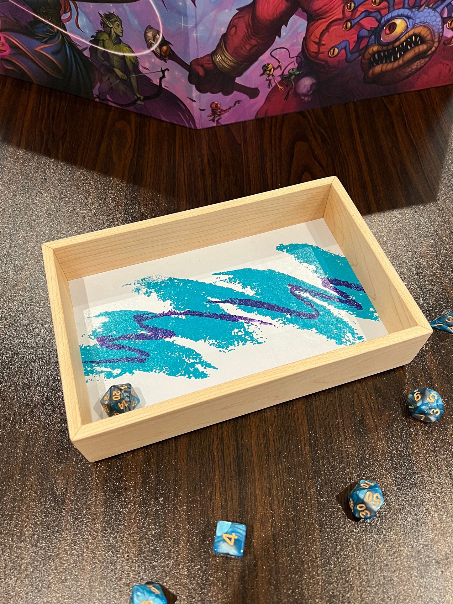 90's Theme Dice Tray